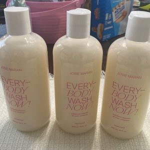 Three 16oz Josie maran every body wash now
